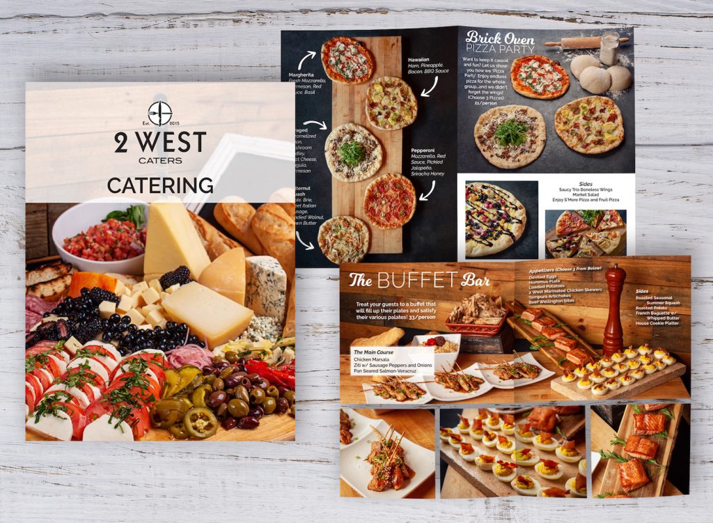 Graphic Design for Catering Booklet
