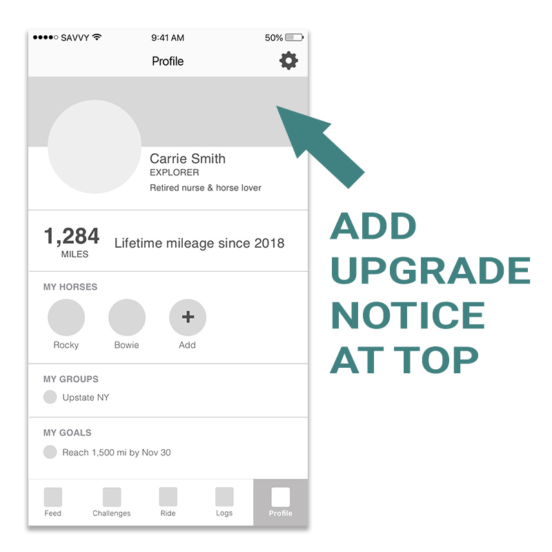 Add upgrade notice at the top